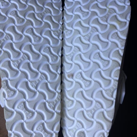 Birkenstock Gizeh EVA Slip On Sandals White Rubber Beach Flip Flops Size W 38 - Picture 10 of 16